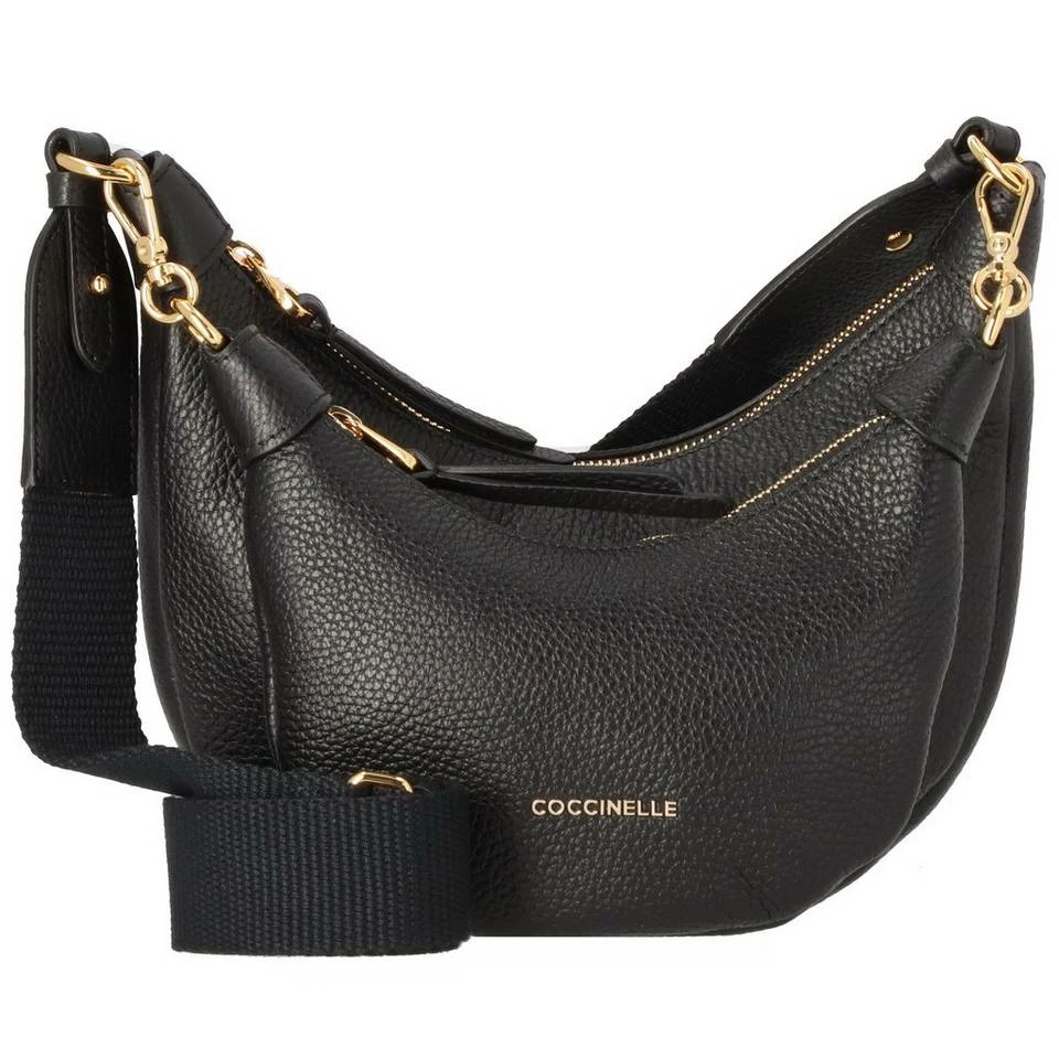 COCCINELLE Umhängetasche »Melody«, Leder Silk, Nero 6 COCCINELLE Umhängetasche »Melody«, Leder Silk, Nero – Bild 6