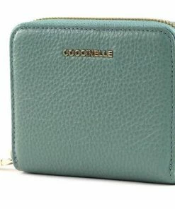 COCCINELLE Geldbörse »Metallic Soft« Silver, Noir, Ginger, Litchi -Günstiges Coccinelle Geschäft 03453985 560b 5148 84dd 48400dcd62ee