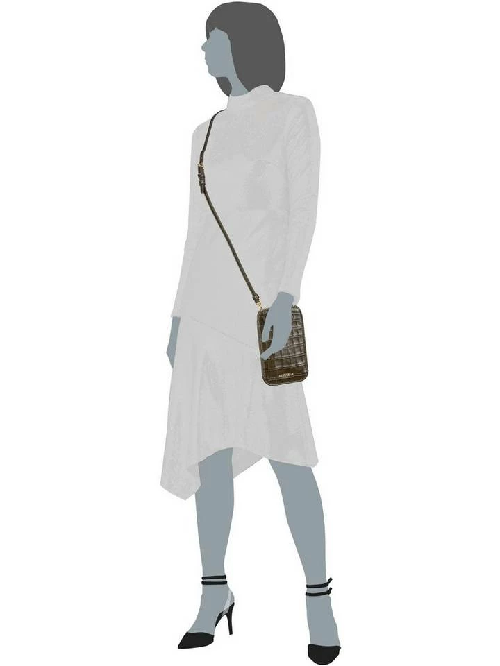 COCCINELLE Umhängetasche »Tassel Croco 2705«, Handytasche Stone, Noir, Bark 6 COCCINELLE Umhängetasche »Tassel Croco 2705«, Handytasche Stone, Noir, Bark – Bild 6