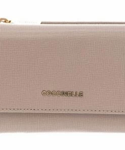 COCCINELLE Geldbörse »Metallic Textured« Powder Pink, Noir -Günstiges Coccinelle Geschäft 03c07b4d 4a65 54c0 8e60 593939fd7eea
