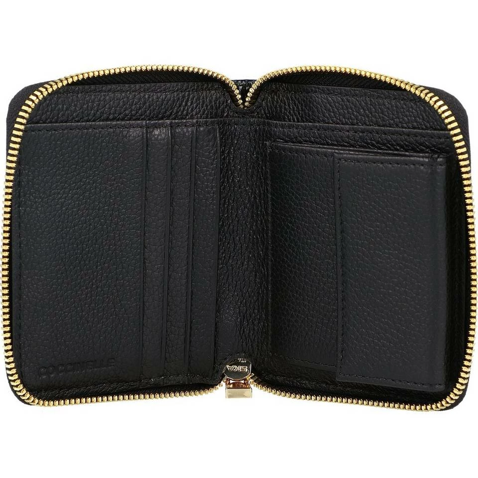 COCCINELLE Geldbörse »Metallic Soft«, Leder Noir, Marsala, Powder pink 5 COCCINELLE Geldbörse »Metallic Soft«, Leder Noir, Marsala, Powder pink – Bild 5