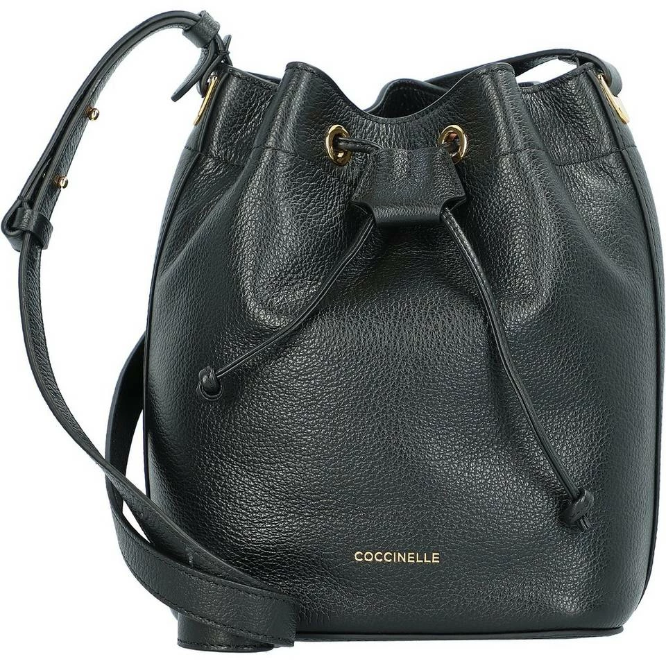 COCCINELLE Beuteltasche »Lea«, Leder Powder Pink, Cloud, Caramel, Noir 7 COCCINELLE Beuteltasche »Lea«, Leder Powder Pink, Cloud, Caramel, Noir – Bild 7