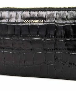 COCCINELLE Geldbörse »Metallic Croco Shiny Soft« Marsala, Noir -Günstiges Coccinelle Geschäft 05ac95aa d927 59a6 9aeb f58686b356ab