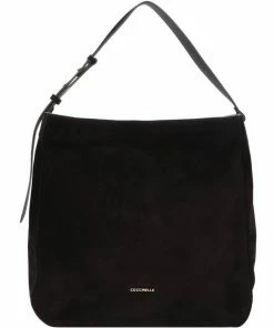 COCCINELLE Schultertasche »Lea«, Leder Noir, Bark, Cinnamon