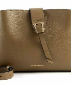 COCCINELLE Umhängetasche »Alba« Moss Green, Powder Pink, Caramel, Litchi