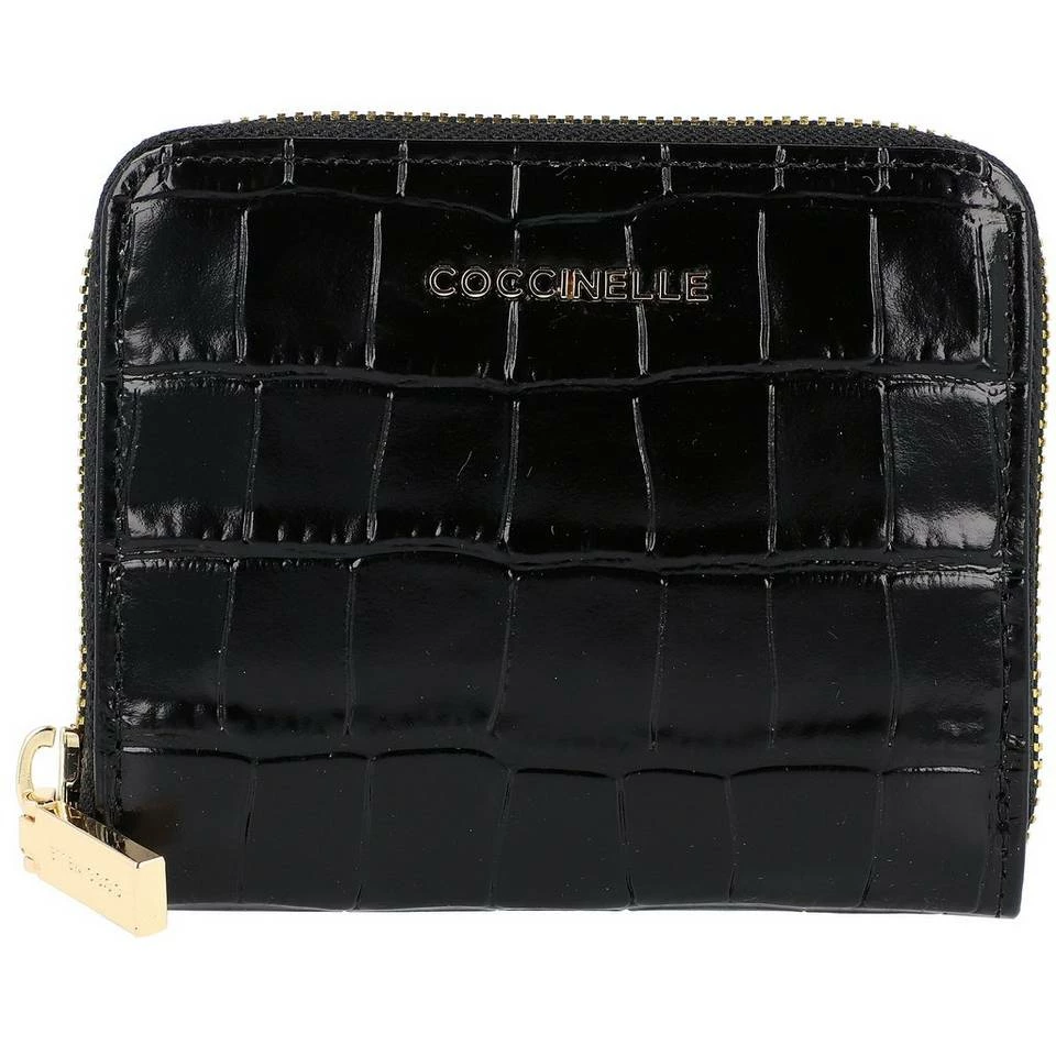 COCCINELLE Geldbörse »Metallic Soft«, Leder Noir, Marsala, Powder pink 1 COCCINELLE Geldbörse »Metallic Soft«, Leder Noir, Marsala, Powder pink