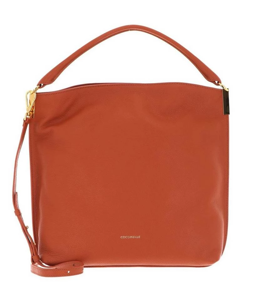 COCCINELLE Handtasche »Estelle 1302«, Beuteltasche / Hobo Bag Shark grey, Powder Pink, Caramel, Chestnut 7 COCCINELLE Handtasche »Estelle 1302«, Beuteltasche / Hobo Bag Shark grey, Powder Pink, Caramel, Chestnut – Bild 7