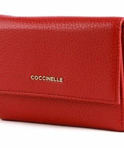 COCCINELLE Geldbörse »Metallic Soft« Coral Red, Mauve, Pacific Blue, Powder Pink -Günstiges Coccinelle Geschäft 0dad2654 b4f6 5548 a447 f2c05b08f994