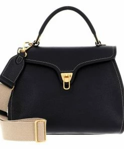 COCCINELLE Handtasche »Marvin Selleria« Noir, Caramel, Powder Pink