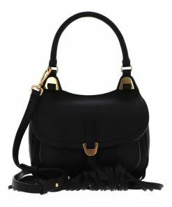 COCCINELLE Umhängetasche »Fauve Frange« Chestnut, Noir