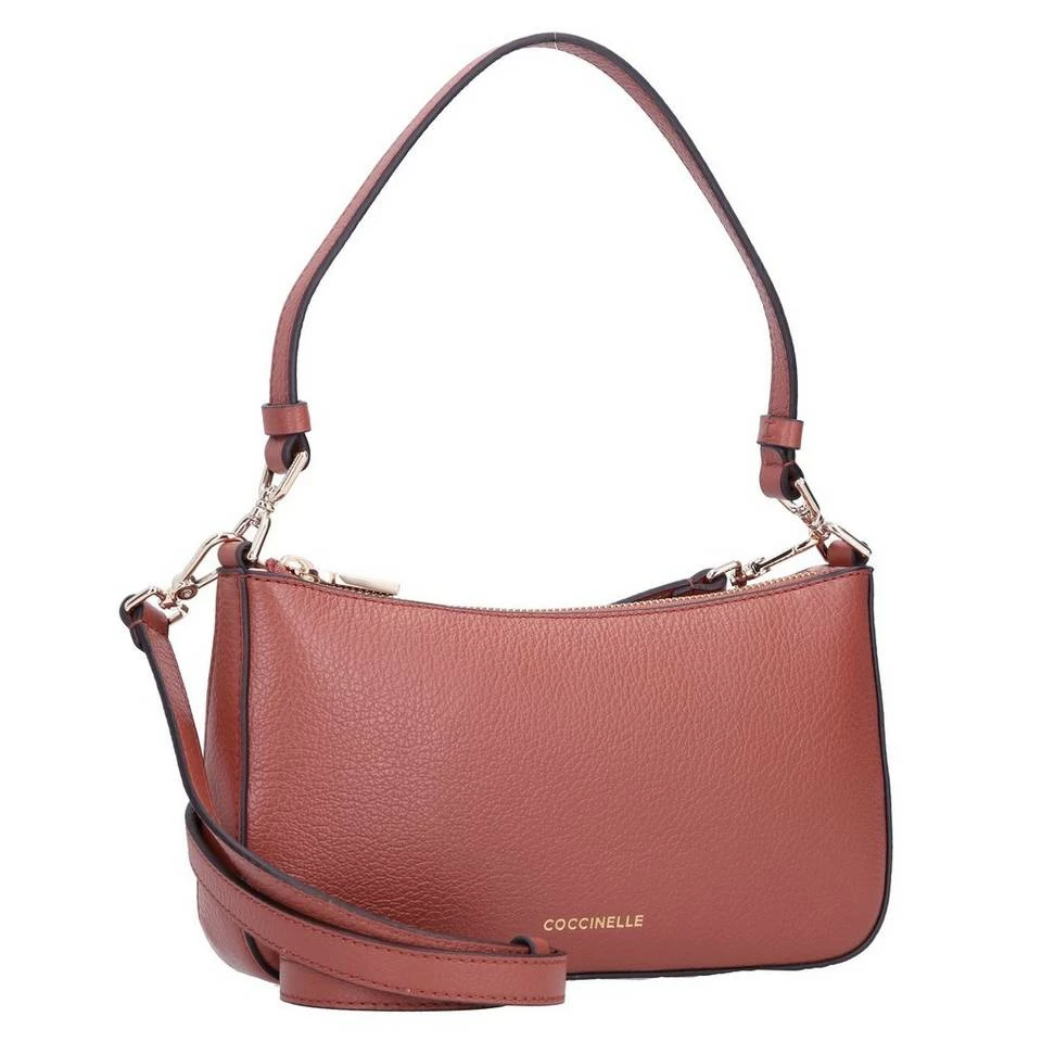 COCCINELLE Schultertasche »Bonheur«, Leder Almond, Noir, New pink, Cinnamon 2 COCCINELLE Schultertasche »Bonheur«, Leder Almond, Noir, New pink, Cinnamon – Bild 2