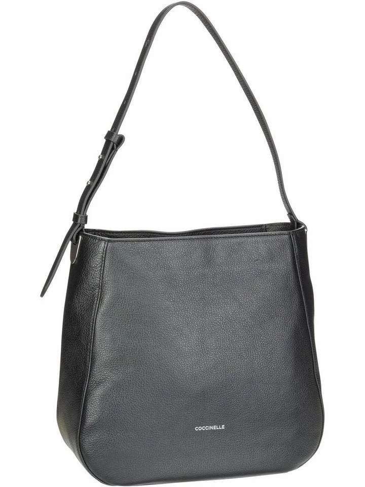 COCCINELLE Handtasche »Lea 1301«, Beuteltasche / Hobo Bag Noir, Ink, Shark Grey, Nero Nickel 8 COCCINELLE Handtasche »Lea 1301«, Beuteltasche / Hobo Bag Noir, Ink, Shark Grey, Nero Nickel – Bild 8