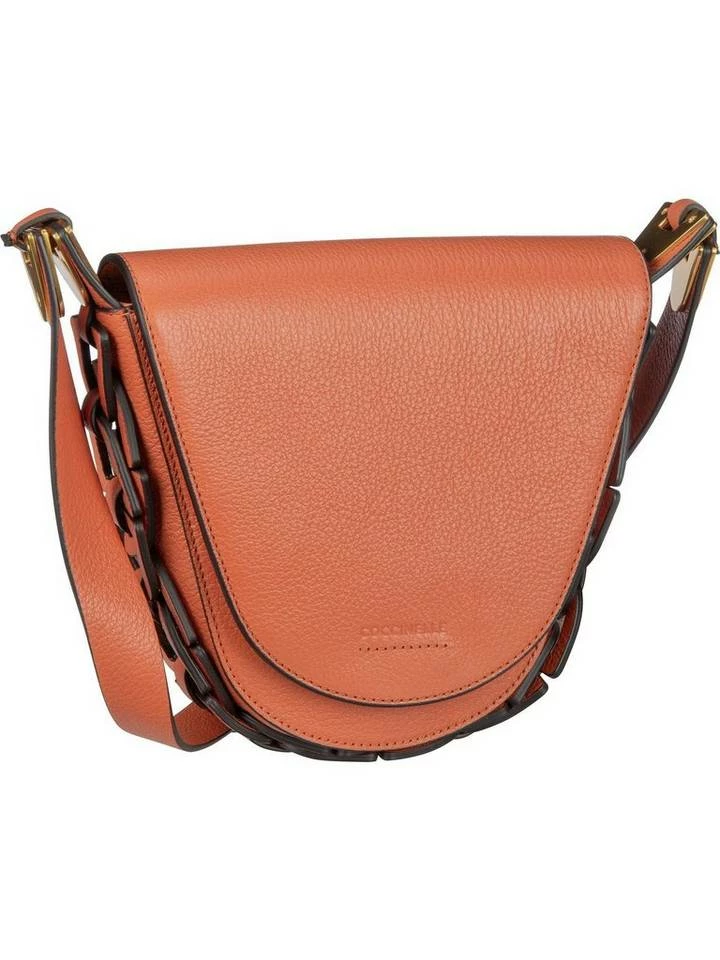 COCCINELLE Umhängetasche »Josephine Intreccio 1503«, Satteltasche Chestnut, Nero 3 COCCINELLE Umhängetasche »Josephine Intreccio 1503«, Satteltasche Chestnut, Nero – Bild 3