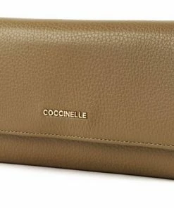 COCCINELLE Geldbörse »Metallic Soft« Ash Grey, Moss Green, Warm Beige, Noir -Günstiges Coccinelle Geschäft 15dd93e7 3afa 5a41 82a7 c8dc811acf54