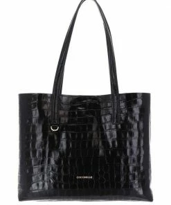 COCCINELLE Schultertasche »Matinee Croco Shiny Soft« Shark Grey, Cinnamon, Noir -Günstiges Coccinelle Geschäft 16287ac6 d074 5358 8735 774e5be62179