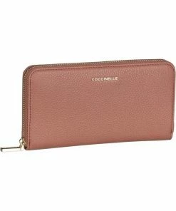 COCCINELLE Kellnerbörse »Metallic Soft 1104« Cinnamon, New Pink, Noir, Pivoine