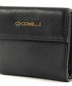 COCCINELLE Geldbörse »Metallic Soft« Polish Red, Noir