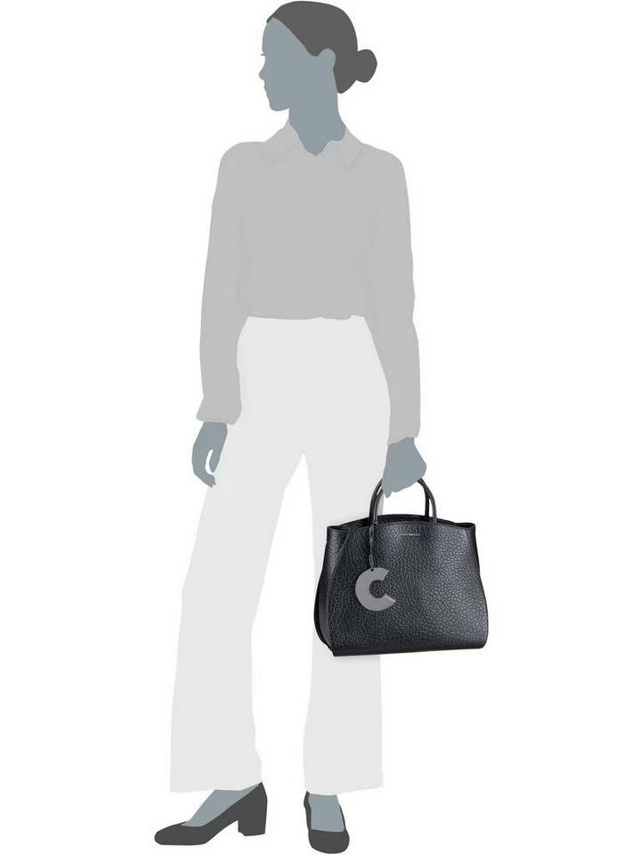 COCCINELLE Handtasche »Concrete Grainy 1801«, Henkeltasche Shark Grey, Almond, New Pink, Nero 6 COCCINELLE Handtasche »Concrete Grainy 1801«, Henkeltasche Shark Grey, Almond, New Pink, Nero – Bild 6