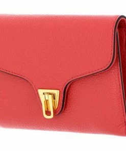 COCCINELLE Geldbörse »Beat Soft« Caramel, Noir, Coral Red, Powder Pink