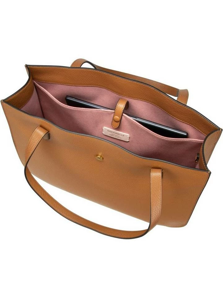 COCCINELLE Handtasche »Cosima 1102«, Shopper Bark, Caramel, Nero, Stone 3 COCCINELLE Handtasche »Cosima 1102«, Shopper Bark, Caramel, Nero, Stone – Bild 3