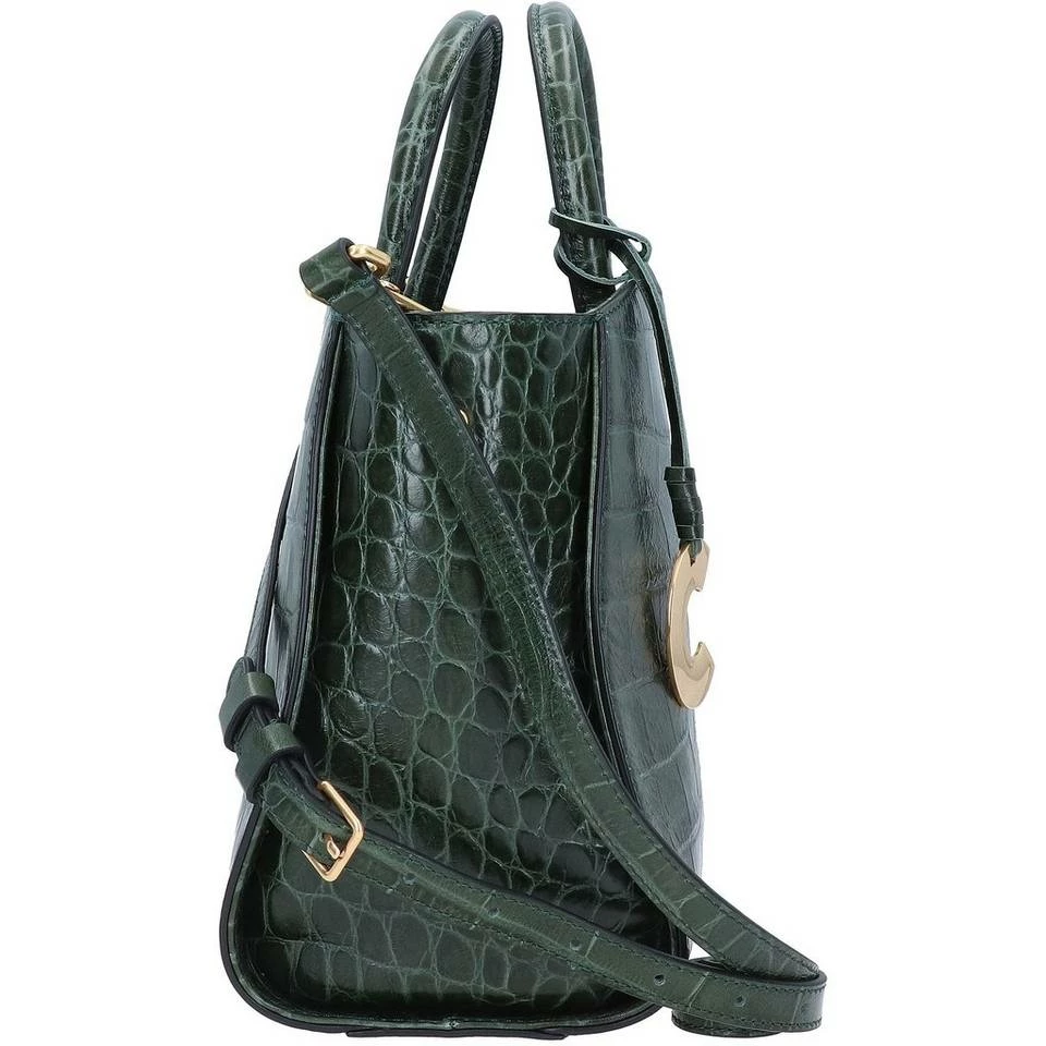 COCCINELLE Henkeltasche »Concrete«, Leder Noir, Lambskin white, Mallard green 3 COCCINELLE Henkeltasche »Concrete«, Leder Noir, Lambskin white, Mallard green – Bild 3