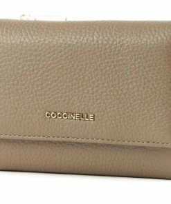 COCCINELLE Geldbörse »Metallic Soft« Reef, Noir, Marsala, Cherry