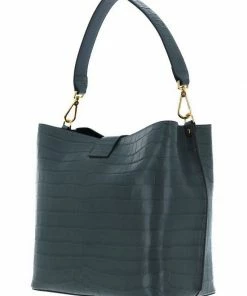 COCCINELLE Schultertasche »Alba Croco Shiny Soft« Cinnamon, Shark Grey, Noir, Almond -Günstiges Coccinelle Geschäft 26750932 f4ff 5033 8ae7 23d9ddc74e07