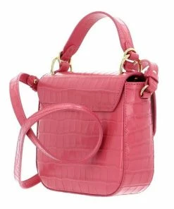 COCCINELLE Handtasche »Florence Croco Shiny Soft« Bouganville, Leaf, Noir -Günstiges Coccinelle Geschäft 278f66e0 cffd 5380 b3fd ee6e1ec2db5e