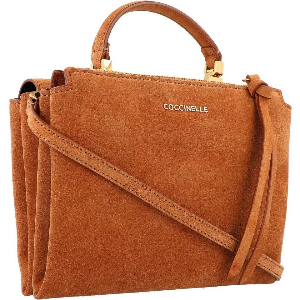 COCCINELLE Umhängetasche »Arlettis«, Leder Warm Beige, Litchi, Stone, Chestnut 4 COCCINELLE Umhängetasche »Arlettis«, Leder Warm Beige, Litchi, Stone, Chestnut – Bild 4