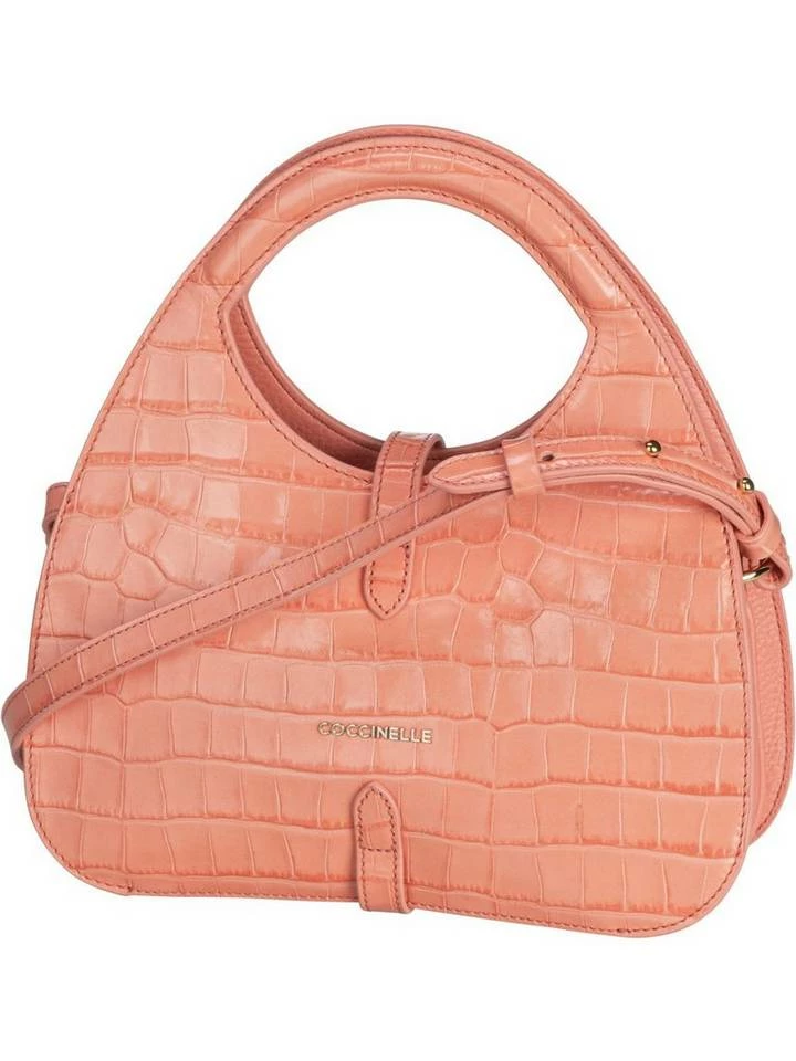 COCCINELLE Handtasche »Cosima Croco 1802«, Henkeltasche Bark, Geranium 2 COCCINELLE Handtasche »Cosima Croco 1802«, Henkeltasche Bark, Geranium – Bild 2