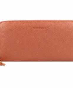 COCCINELLE Geldbörse »Tassel«, Leder Shark grey, Almond, Cinnamon, Noir