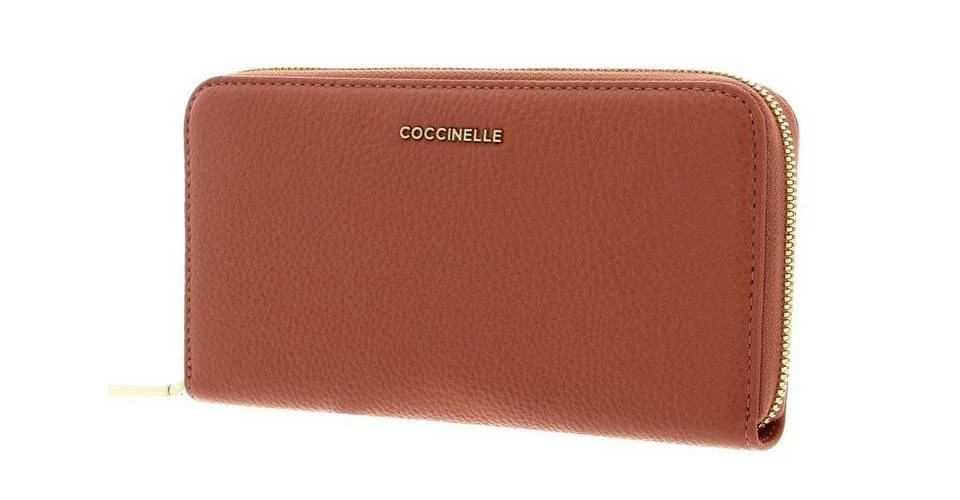 COCCINELLE Geldbörse »Metallic Soft«, Leder Moka, Noir, Marsala, Deep Violet 7 COCCINELLE Geldbörse »Metallic Soft«, Leder Moka, Noir, Marsala, Deep Violet – Bild 7