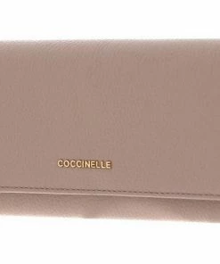 COCCINELLE Geldbörse »Metallic Soft« Noir, Chestnut, Cinnamon, New Pink