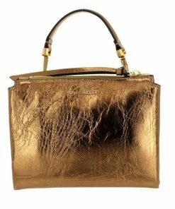 COCCINELLE Handtasche »Arlettis Craquele« OR, Silver, Shiny Gold -Günstiges Coccinelle Geschäft 32a21cc0 1e75 5427 ad16 e379d839f744