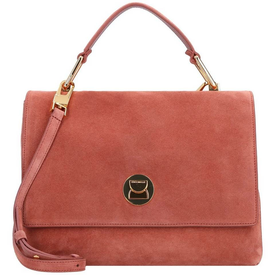 COCCINELLE Handtasche »Liya Suede 1801«, Henkeltasche Noir #ft5_slash# Noir, Noir, New Pink, Shark Grey 5 COCCINELLE Handtasche »Liya Suede 1801«, Henkeltasche Noir #ft5_slash# Noir, Noir, New Pink, Shark Grey – Bild 5