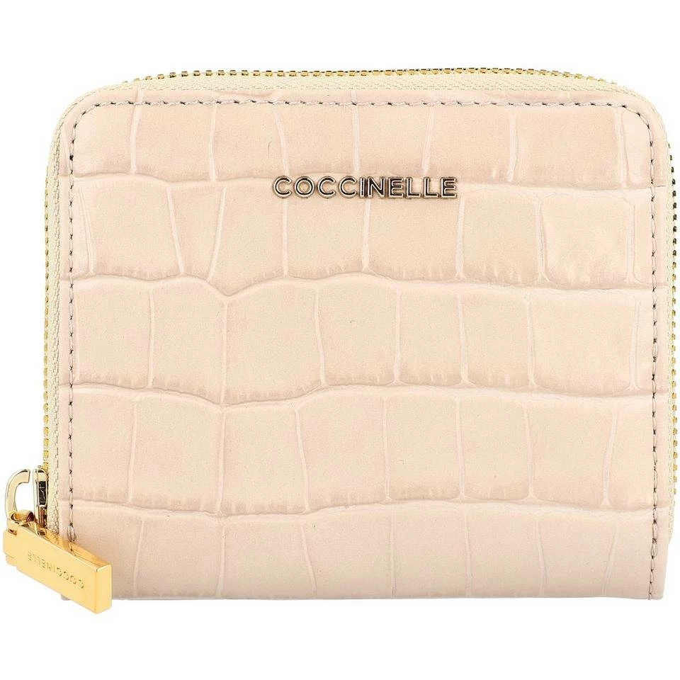 COCCINELLE Geldbörse »Metallic Soft«, Leder Noir, Marsala, Powder pink 7 COCCINELLE Geldbörse »Metallic Soft«, Leder Noir, Marsala, Powder pink – Bild 7