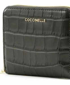 COCCINELLE Geldbörse »Metallic Croco Shiny Soft« Noir, Mallard Green, Reef, Deep violet -Günstiges Coccinelle Geschäft 34f4ae83 271c 5e17 b215 1012482e9863