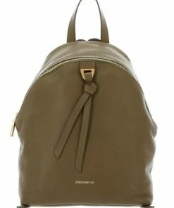 COCCINELLE Rucksack »Joy« Litchi, Pacific Blue, Lambskin White, Noir