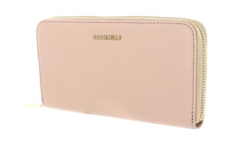 COCCINELLE Kellnerbörse »Metallic Soft 1104« Cinnamon, New Pink, Noir, Pivoine 4 COCCINELLE Kellnerbörse »Metallic Soft 1104« Cinnamon, New Pink, Noir, Pivoine – Bild 4