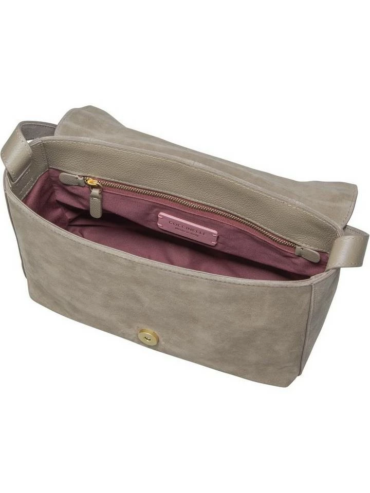 COCCINELLE Umhängetasche »Marquise Goodie Suede 1201«, Umhängetaschen Querformat New Taupe, New Pink, Noir 3 COCCINELLE Umhängetasche »Marquise Goodie Suede 1201«, Umhängetaschen Querformat New Taupe, New Pink, Noir – Bild 3
