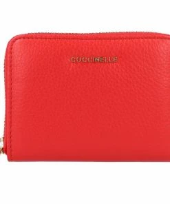 COCCINELLE Geldbörse »Metallic Soft« Polish red, Silver, Camel, Glass -Günstiges Coccinelle Geschäft 3831a8cd ef0a 5657 b6c7 de12cb69ca0f