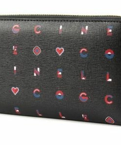 COCCINELLE Geldbörse »Coccinelle Logotype Print« Multi Noir, Taupe -Günstiges Coccinelle Geschäft 3a66e966 75d2 546c 98aa 4b1a3f12e718