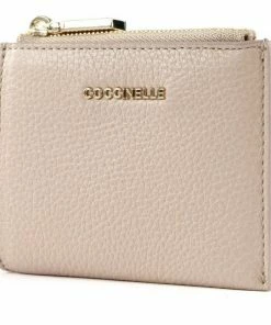 COCCINELLE Geldbörse »Metallic Soft« Noir, Ash Grey, Sorbet Yellow, Moss Green