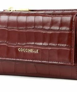 COCCINELLE Geldbörse »Metallic Croco Shiny Soft« Marsala, Powder Pink, Pacific Blue, Noir -Günstiges Coccinelle Geschäft 3c18bd15 c02c 5774 89f5 17352bfca4ba