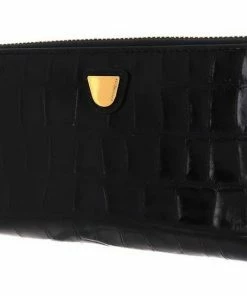 COCCINELLE Geldbörse »Lucilla Croco Shiny Soft« Bark, Noir -Günstiges Coccinelle Geschäft 3e0cd6bc d487 53c8 92a9 edf3ae890558