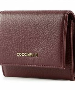 COCCINELLE Geldbörse »Metallic Soft« Noir, Litchi, Marsala -Günstiges Coccinelle Geschäft 41dfc453 711e 5bd1 9757 1c8726484ee8