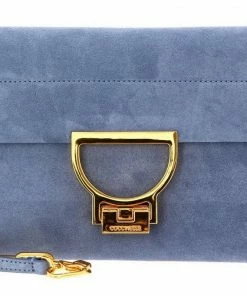 COCCINELLE Umhängetasche »Arlettis Suede« Pacific Blue, Caramel, Litchi, Powder Pink