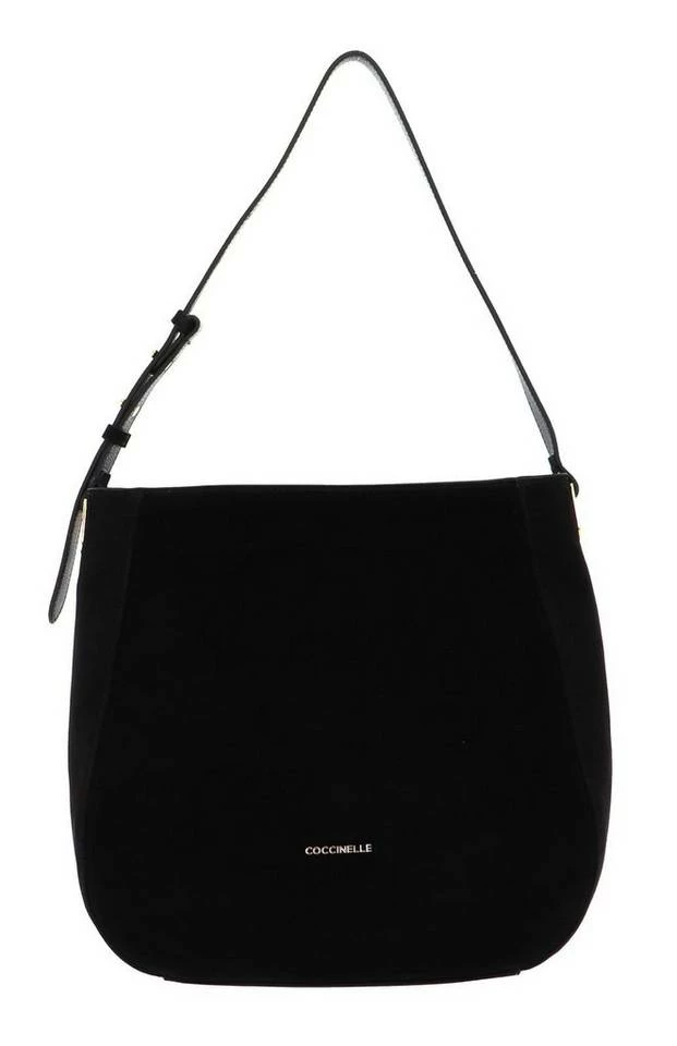 COCCINELLE Handtasche »Lea Suede 1301«, Beuteltasche / Hobo Bag Noir, Moss green, Shark Grey, Powder Pink 13 COCCINELLE Handtasche »Lea Suede 1301«, Beuteltasche / Hobo Bag Noir, Moss green, Shark Grey, Powder Pink – Bild 13