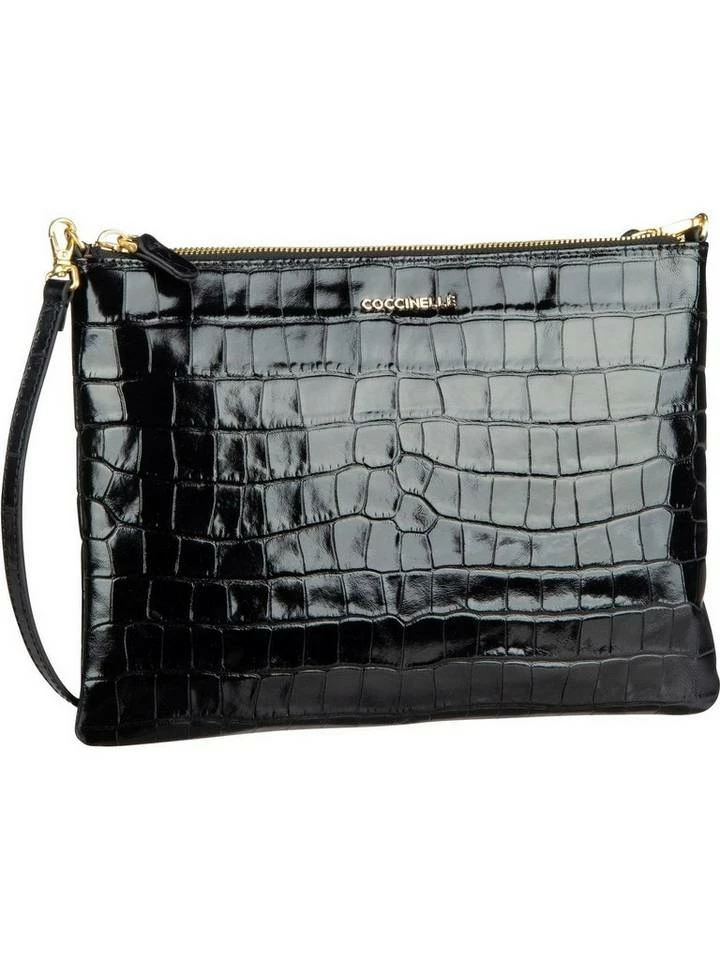 COCCINELLE Umhängetasche »Best Crossbody Croco 55F4«, Umhängetaschen Querformat Chestnut, Nero 6 COCCINELLE Umhängetasche »Best Crossbody Croco 55F4«, Umhängetaschen Querformat Chestnut, Nero – Bild 6