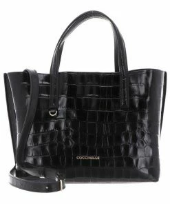 COCCINELLE Handtasche »Matinee Croco Shiny Soft« Shark Grey, Noir, Almond -Günstiges Coccinelle Geschäft 4fae791c 47e3 559d a5b9 9dd004b49326
